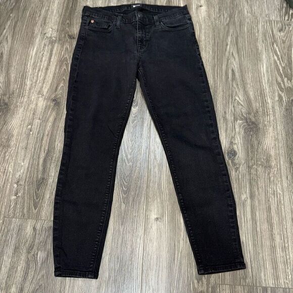 Hudson Black Krista Super Skinny Crop Size 29 - Picture 1 of 10